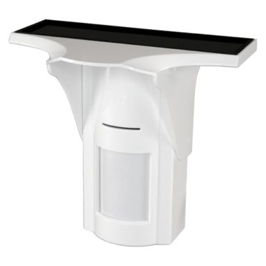 Detector PIR exterior solar Inalámbrico Doble tecnología