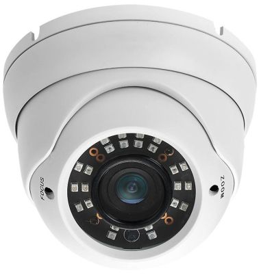 Domo fijo 4 serie PRO con iluminación IR de 30 m para interior/exterior de 2MP óptica varifocal de 2,7 ~ 13,5 mm