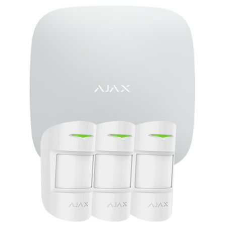 Ajax AJ-HUBKIT-PRO-W - Kit de alarma profesional, Certificado Grado 2
