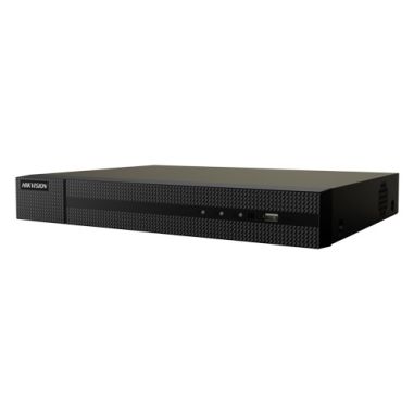 Grabador NVR Hikvision de 16 cámaras IP de 8 Mpx (4K) con 16 puertos PoE, admite 2 HDD