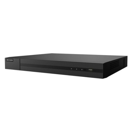 Grabador NVR Hikvision de 32 cámaras IP de 8 Mpx (4K) con 16 puertos PoE, admite 2 HDD
