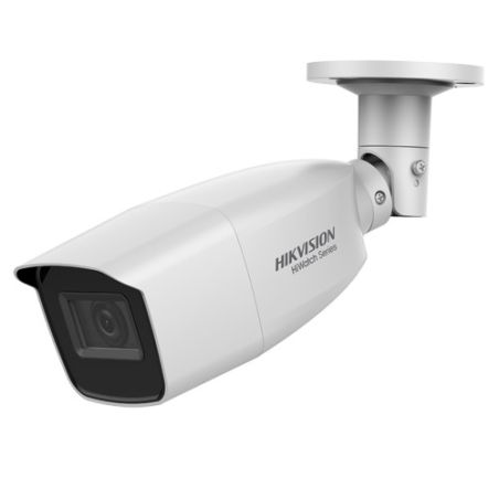 Cámara Bullet Hikvision 4 en 1,  5Mpx, exterior, lente mororizada