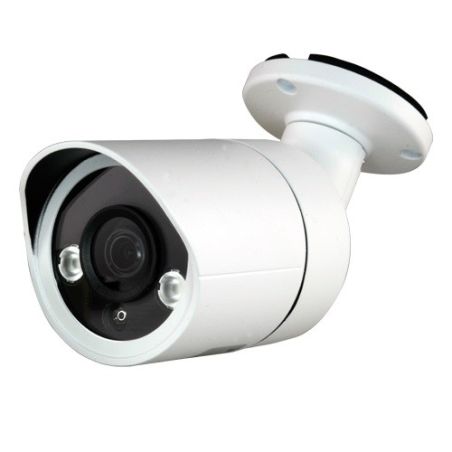 Cámara Bullet 4 en 1 (HDCVI/HDTVI/AHD/CVBS)  4 Mpx Full HD exterior, optica fija 3.6mm y visión nocturna 30m