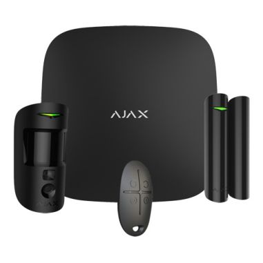 Kit de alarma profesional Ajax Grado 2 Inalámbrico Ethernet y dual SIM GPRS