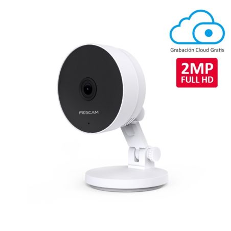 FOSCAM C2M 2,0MPX 110º VISIÓN, FIJA, INTERIOR, DETECCIÓN MOVIMIENTO HUMANA, COMPATIBLE CON ALEXA, SLOT MICRO SD