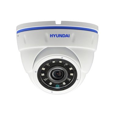 Cámara Domo 4 en 1 (HDCVI/HDTVI/AHD/CVBS)  1080p Full HD exterior, optica fija 3.6mm y visión nocturna 20m, negra