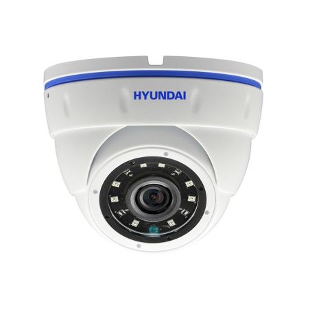 Cámara Domo 4 en 1 (HDCVI/HDTVI/AHD/CVBS)  1080p Full HD exterior, optica fija 3.6mm y visión nocturna 20m, negra