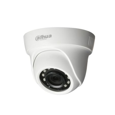 Cámara domo 4 en 1 Dahua Óptica fija 2mpx, Exterior Smart IR 20M
