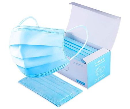 Caja de 50 Mascarillas Higiénicas 3 capas con todos los certificados