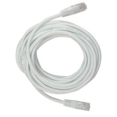Latiguillo de red 0.5M, cable UTP categoría 5E, (blanco)