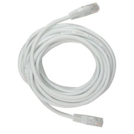 Latiguillo de red 0.5M, cable UTP categoría 5E, (blanco)