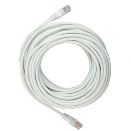 Latiguillo de red de 30m, cable UTP categoría 5E, gris
