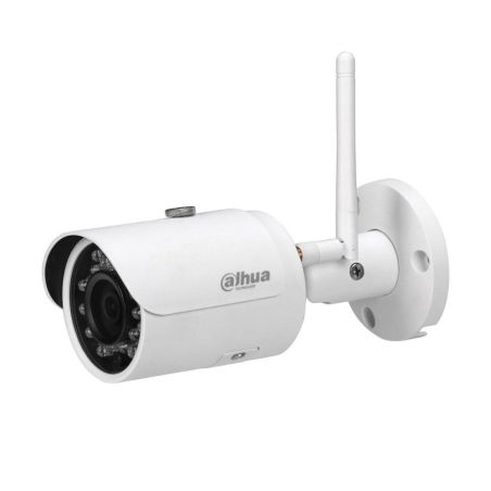**Cámara Bullet Dahua IP WIFI de 2MPX con vision nocturna de 30 metros para exterior