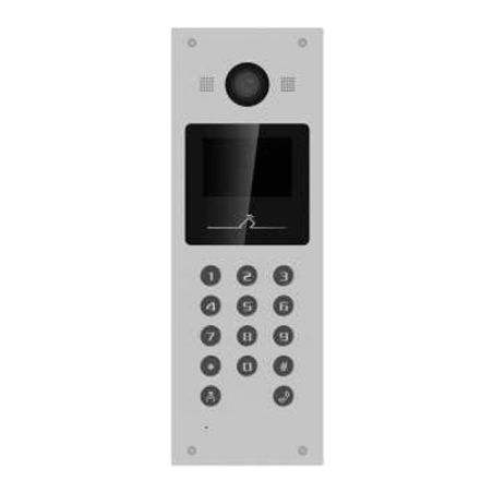 Videoportero IP Safire, Pantalla 3,5" para 500 apartamentos con cámara 2 Mpx para exterior, Altavoz y micrófono, Alarmas