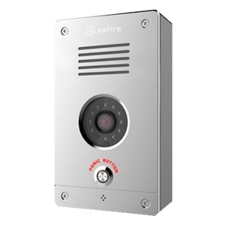 Videointerfono IP de emergencia Safire, Cámara 2Mpx, Entradas y salidas de alarma IR 10M