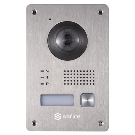Videoportero 2 hilos Safire Cámara 2Mpx Óptica varifocal Altavoz y micrófono
