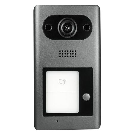 Videoportero IP PoE X-Security Cámara 2Mpx Lente gran angular, Audio, 1 Botonera de llamada, antivandálico