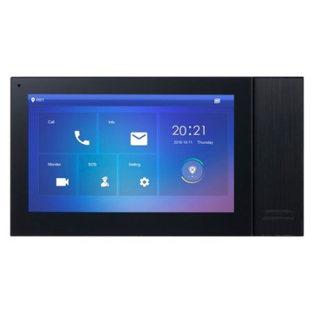 Monitor IP PoE X-Security para Videoportero de 7" Audio bidireccional Alarma Slot MicroSD