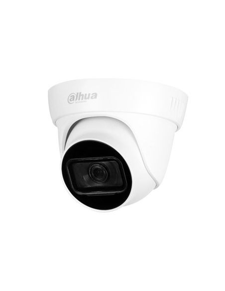 Cámara domo fijo 4n1 dahua Óptica fija 4mpx para exterior con Smart IR 30M, Audio