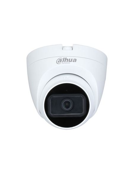 Cámara domo fijo 4en1 Dahua Óptica fija 4mpx para interior Smart IR 25m con Audio