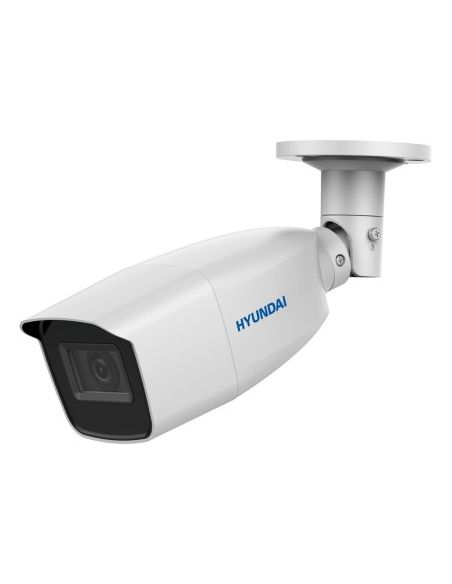 Cámara bullet 4en1 SERIE PRO Hyundai Óptica varifocal 2MP para exterior SMART IR de 40M
