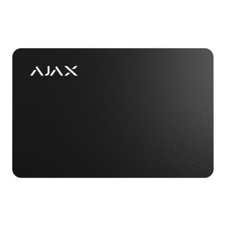 Tarjeta Ajax de acceso sin contacto Negro, Tecnología Mifare DESFire® para KeyPad Plus