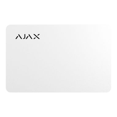 Tarjeta Ajax de acceso sin contacto Blanco, Tecnología Mifare DESFire® para KeyPad Plus