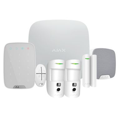 Kit de alarma profesional Ajax Negro Certificado Grado 2 Inalámbrico 868 MHz