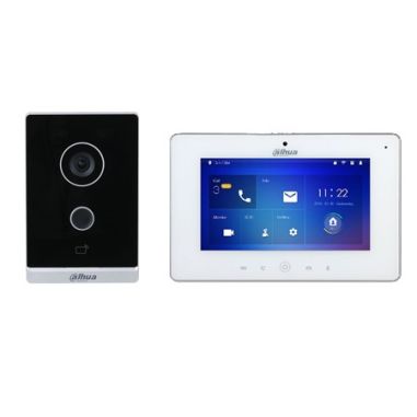 Kit de Videoportero Dahua IP WiFi de 2mpx Placa exterior + monitor a color 7"