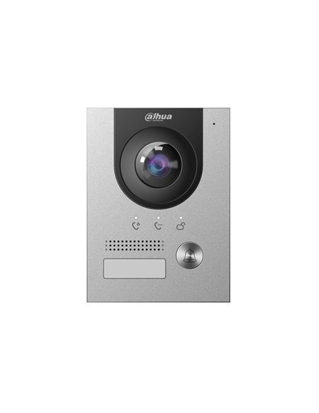 Videoportero IP PoE / 2 hilos SIP Dahua Óptica fisheye 2mpx exterior antivandálica