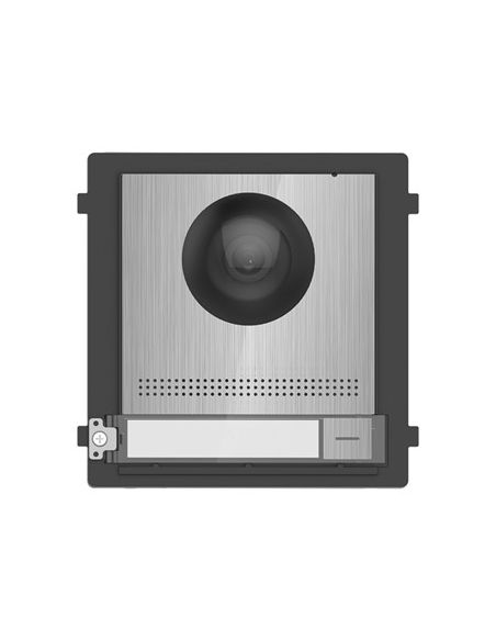 Estación de videoportero IP PoE Hikvision Óptica fisheye 2mpx exterior