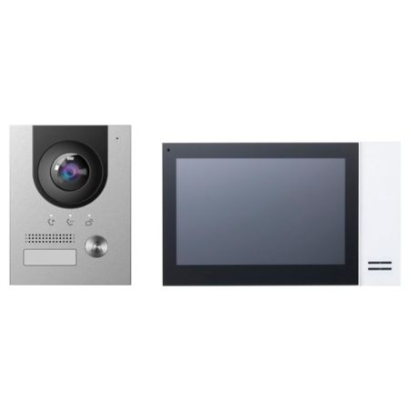 kit de videoportero IP PoE X-Security Placa 2Mpx exterior antivandálica + Monitor interior pantalla TFT LCD 7"