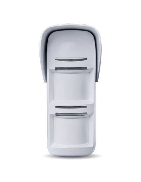 Detector PIR U-Prox Blanco para exterior Antimascotas 80cm de altura, Antimasking