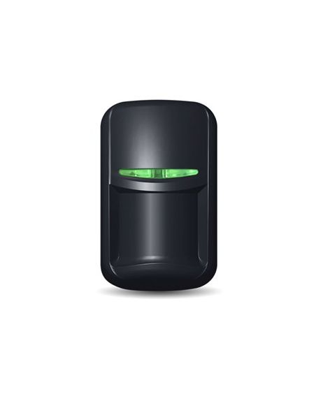 Detector PIR U-Prox vía radio con antimascotas hasta 20Kg detección de 12 metros Negro