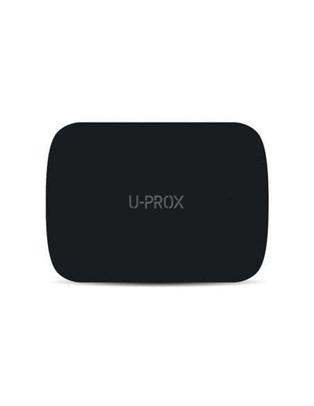 Central de seguridad vía radio U-Prox comunicación Wifi hasta 16 teclados, 60 usuarios, 60 llaveros. Negro