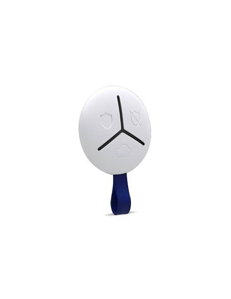 Mando seguridad U-Prox 3 botones, con indicadores LED, compatible como botón de pánico  Blanco.