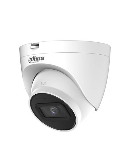 Domo fijo IP Dahua Óptica fija 2mpx para exterior IR 30m, Audio, Slot SD 256GB