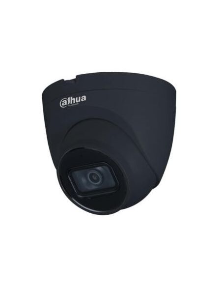 Domo fijo IP PoE Dahua Óptica fija 4mpx con Smart IR 30m para exterior Negro