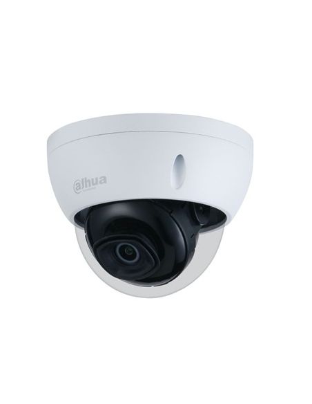 Domo fijo IP PoE Dahua Óptica fija 2mpx Smart IR 30m exterior, antivandálico, Ranura SD hasta 256GB