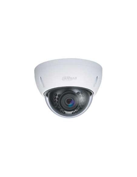 Domo fijo Dahua IP PoE, Óptica fija 1mpx con iluminación IR 30m, antivandálico de exterior Alarma y Audio