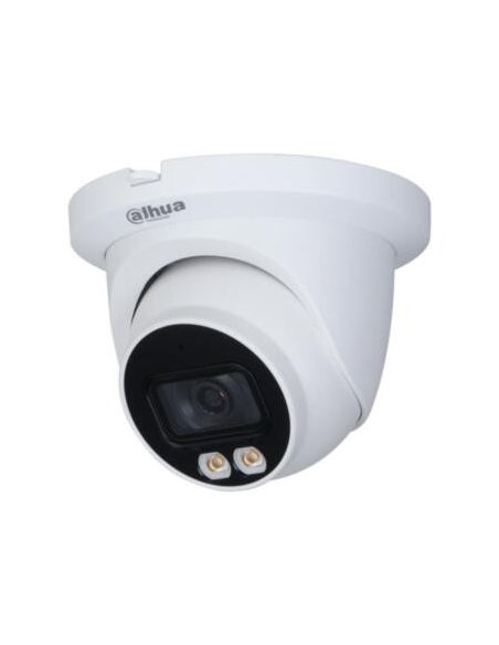 Domo fijo IP PoE Dahua Óptica fija 2mpx a Color con iluminación blanca de 30 m para exterior