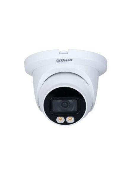 Domo fijo IP PoE Dahua StarLight con iluminación blanca de 30 m para exterior