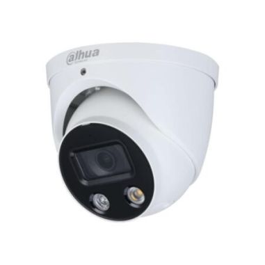 Domo fijo IP POE Dahua Full-Color con Entrada de audio y alarma.