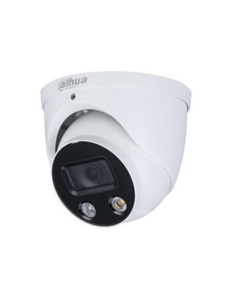 Domo fijo IP PoE Dahua Full-Color Óptica fija 4mpx para exterior Smart de 30m
