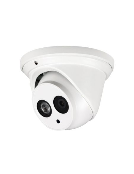 Cámara Domo fijo IP PoE Dahua Óptica fija 4mpx con Smart IR de 50 m para exterior