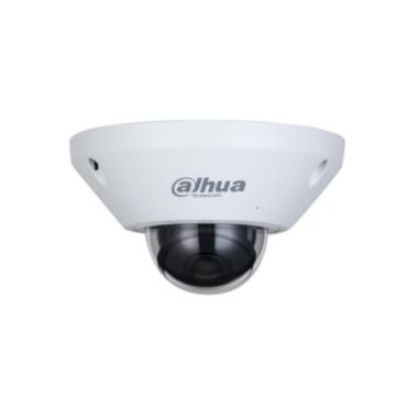 Mini Domo IP PoE Dahua Óptica fisheye 5mpx color día/noche para exterior antivandálica