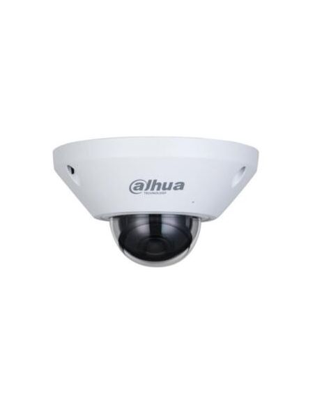 Mini Domo IP PoE Dahua Óptica fisheye 5mpx color día/noche para exterior antivandálica