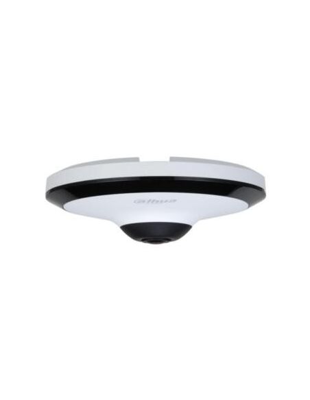 Domo fisheye IP PoE Dahua Óptica fija 5mpx con Smart IR de 10 m, para interior
