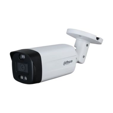 Cámara 4 en 1 Dahua Full-Color Óptica fija 5mpx para exterior IR 40m micrófono y Alarma