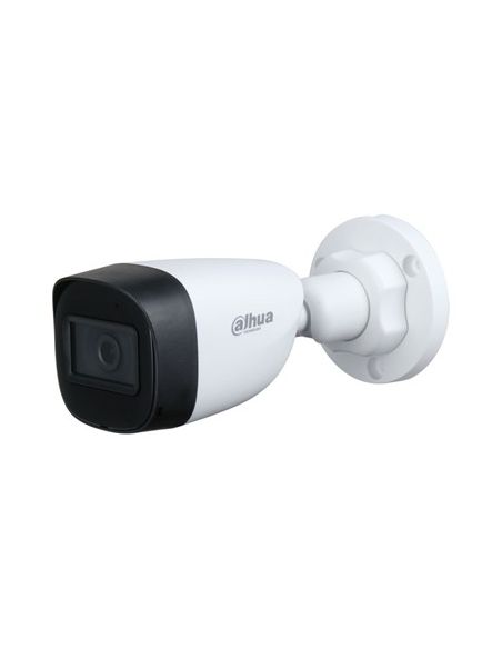 Cámara bullet 4en1 Dahua Óptica fija 5mpx para exterior Smart IR de 30m.